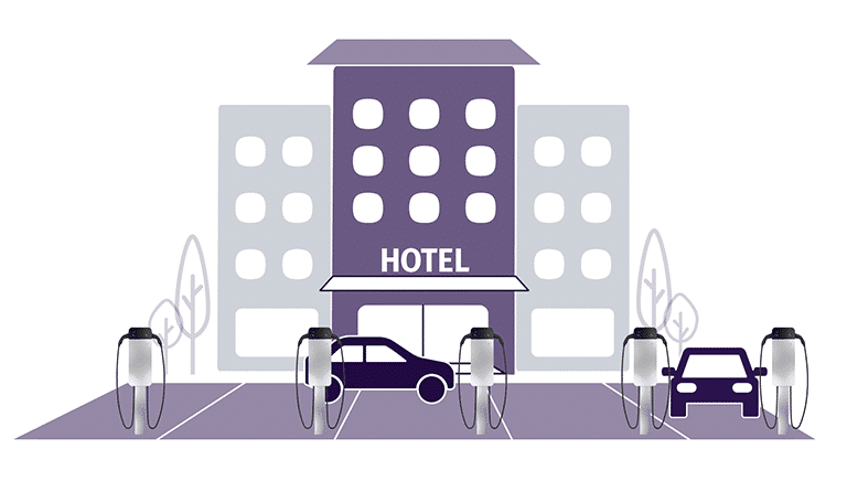 Ladestationen für Hotels